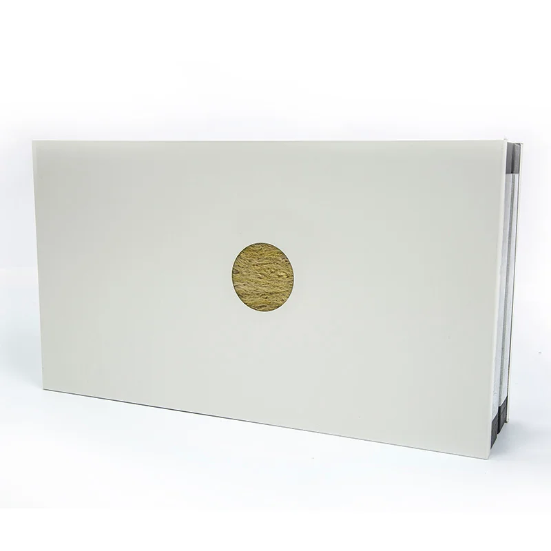 Rock wool cleanroom sandwich panel core
