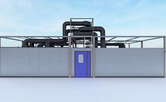 WONCLEAN 2026 Smart Container Laboratory featuring GMP compliant modular wall systems and ISO 5 HEPA filtration