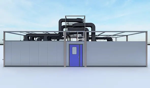 Wonclean modular cleanroom project case interior