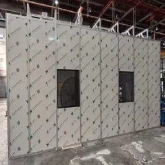 Prefabricated laboratory ceiling and FFU grid