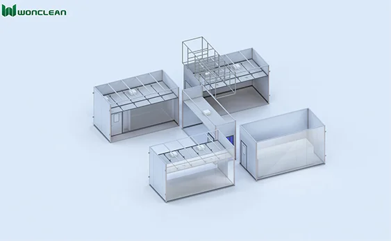 Application of modular laboratory in pharmaceutical field