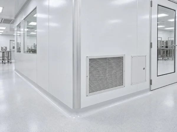 Clean Room Partitioning Systems for Pressure Boundaries: Return Air Paths, Coving and Access Panels