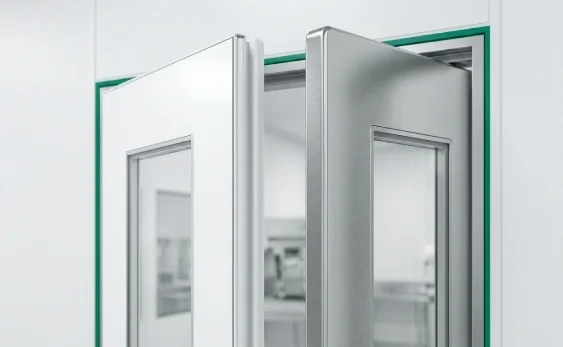 What's the types of clean room doors