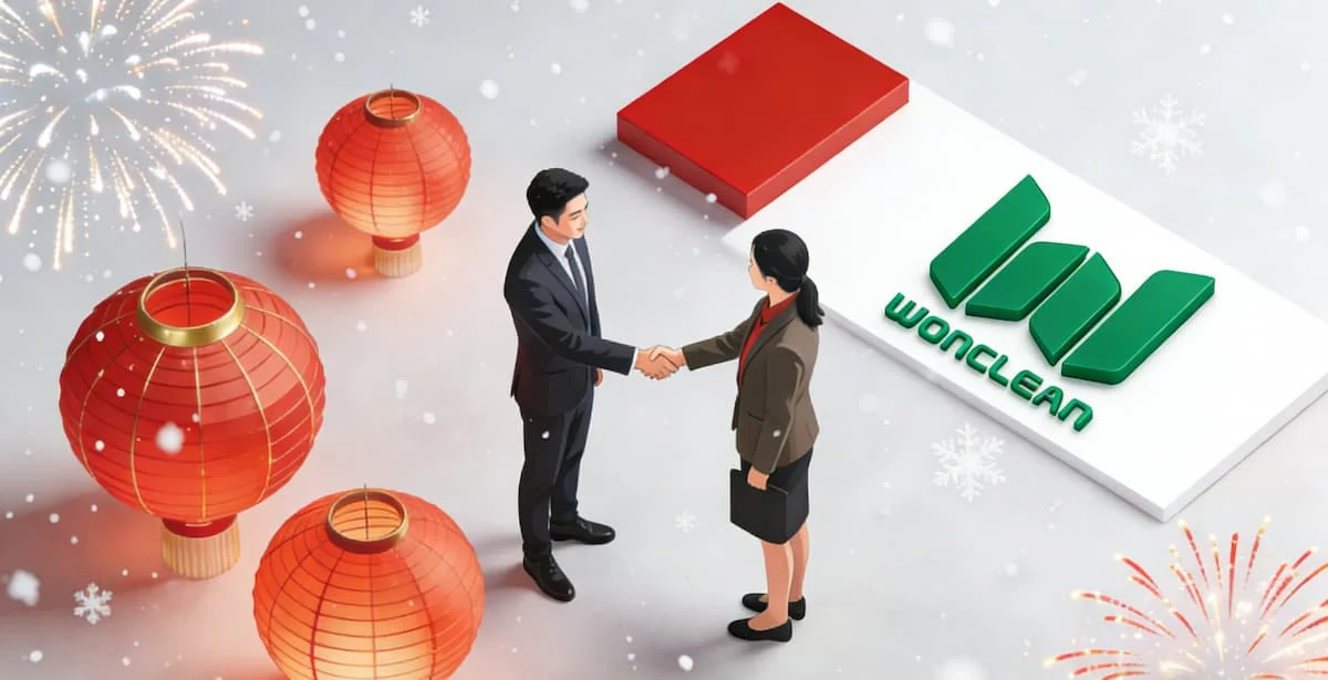 Wonclean: A Heartfelt Thank You to Our Valued Clients This New Year